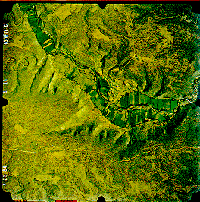 Villanueva stereoscopic aerial photograph